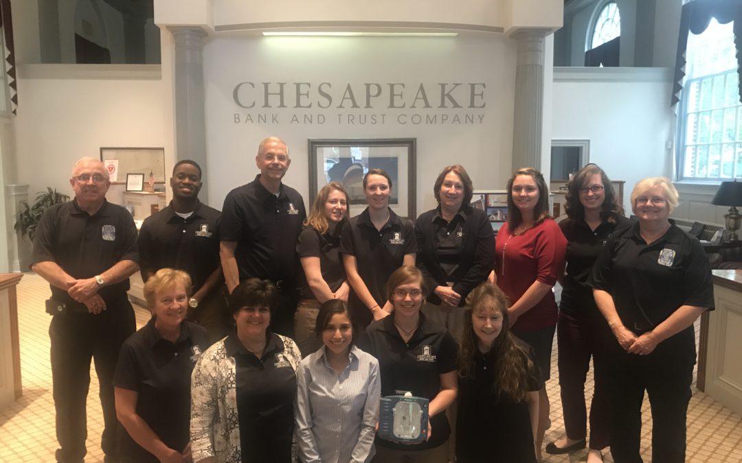 AED Training Given to CB&T Employees